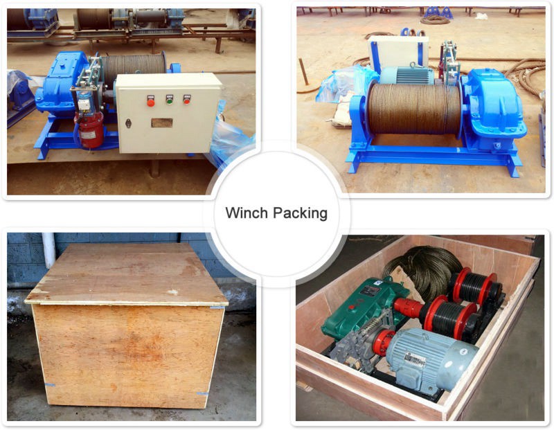 electric winch packing