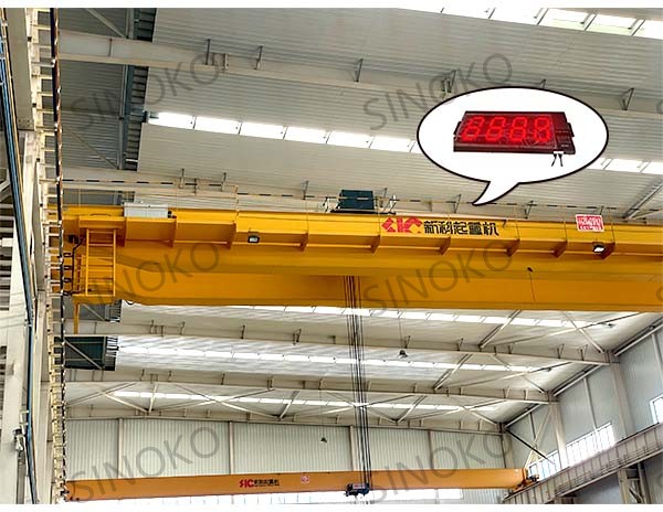 8-inch OLED Crane Load Display System Compatibility with Pakistan 10-ton European Double Girder Crane
