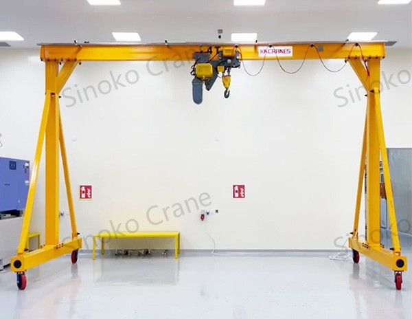 5 Ton Portable Gantry Crane Project Case Provided by Sinoko to Jordanian Customers