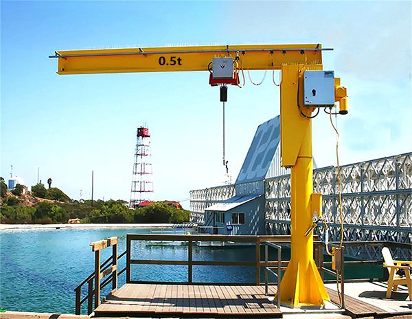 0.5T Column-Mounted Cantilever Crane for Aircraft Maintenance Workshop Dubai