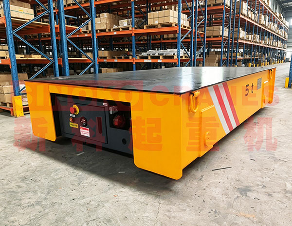 Peru 5-Ton Battery Transfer Cart Project: Customized Material Handling Solution