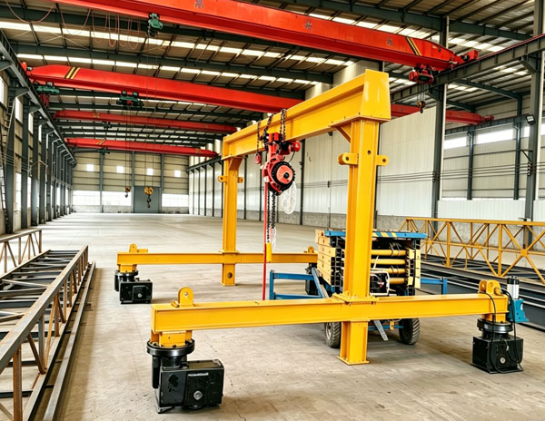 Australia 5-Ton Trackless Gantry Crane Project for Trading Industry
