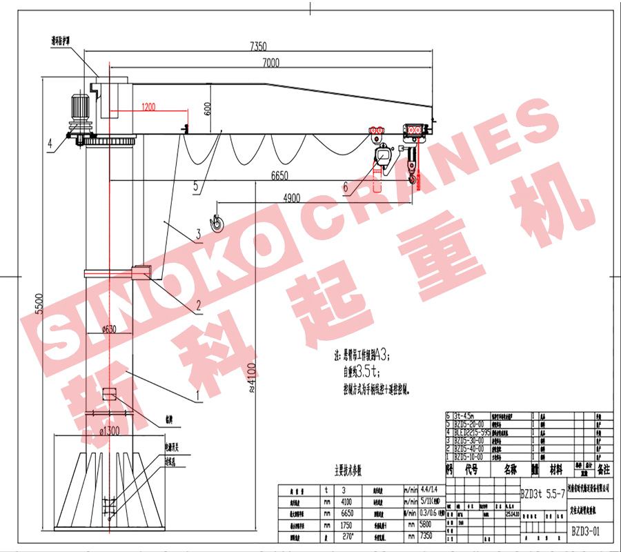 Saudi Arabia Tobacco Factory Jib Crane and Gantry Crane Project