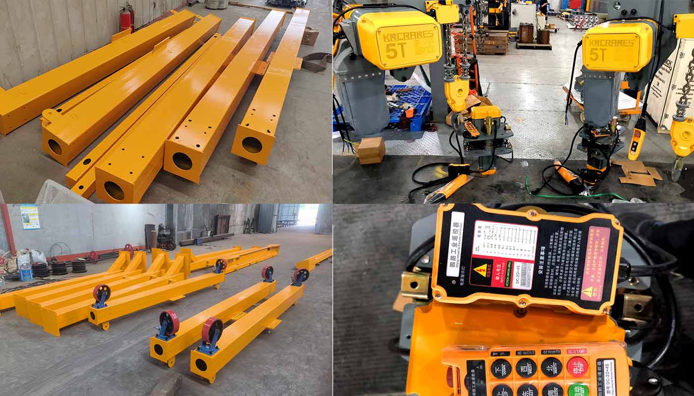 How Kinocranes Solved Mold Lifting & Handling in Space-constrained Workshop Challenges in Jordan with a Custom Manual Small Gantry Crane..jpg
