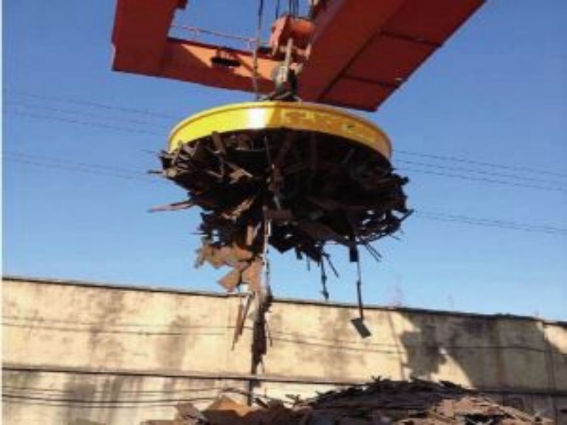 Electromagnetic Scrap Magnet for EOT Crane
