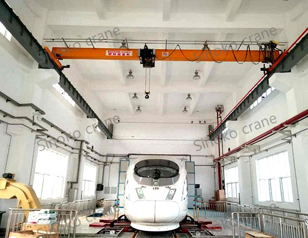 Automotive Repair Facility in Russia 5 Ton Workshop Bridge Crane Project Case