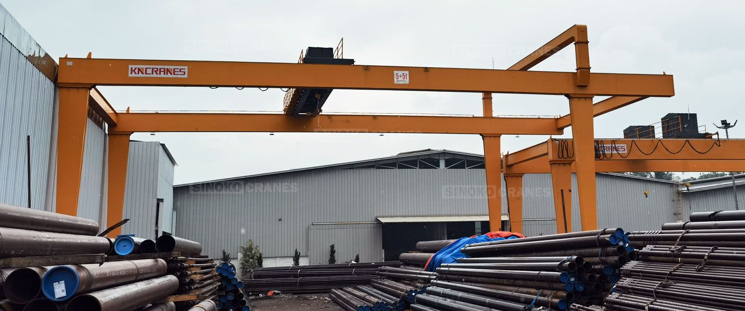 double girder gantry crane in Indonesia double girder gantry crane in Indonesia